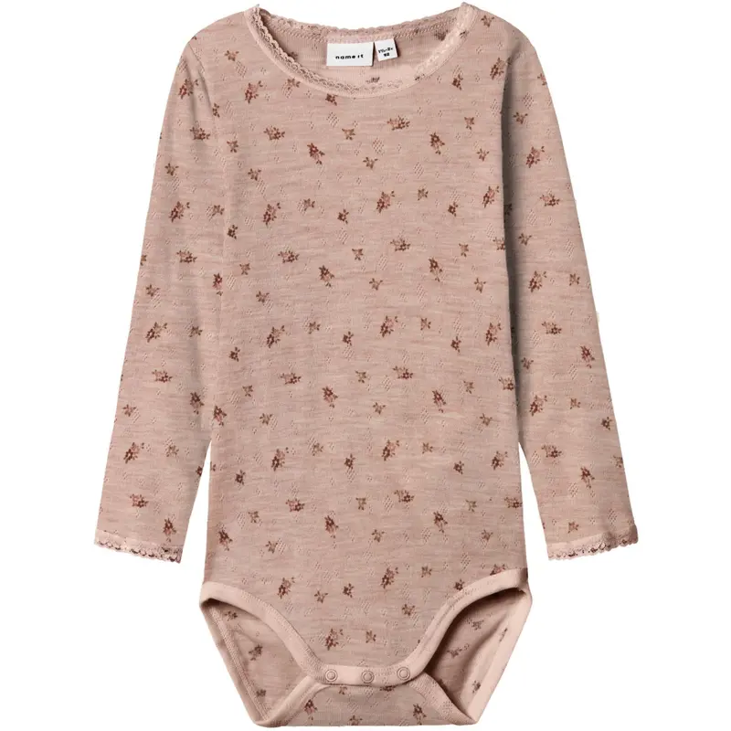 Name It Shadow Gray Small Flowers Nmfwang Uld Needle Ls Body 1