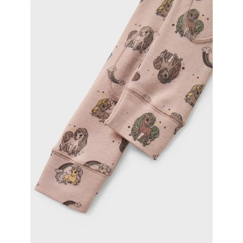 Name It Shadow Gray Unicorn Nmfwillit Uld Leggings 2