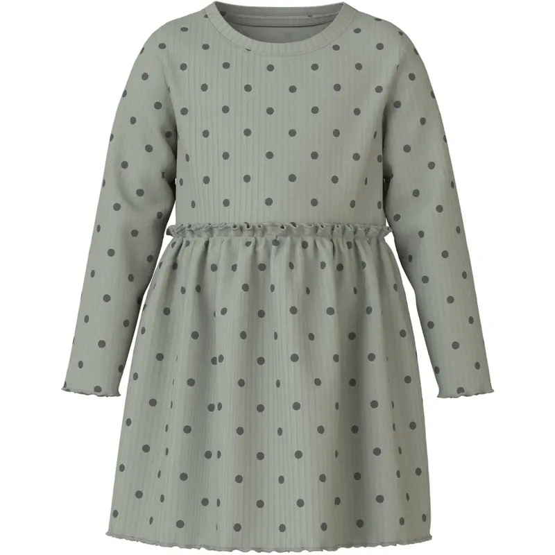 Name It Shadow Urban Chic Dot Nmfvemma Ls Kjole 1