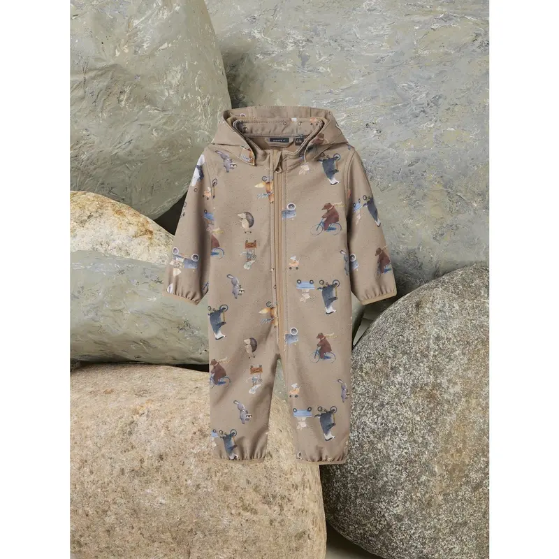 Name It Silver Mink Go Nbnalfa08 Softshell Dragt Aop Fo 2