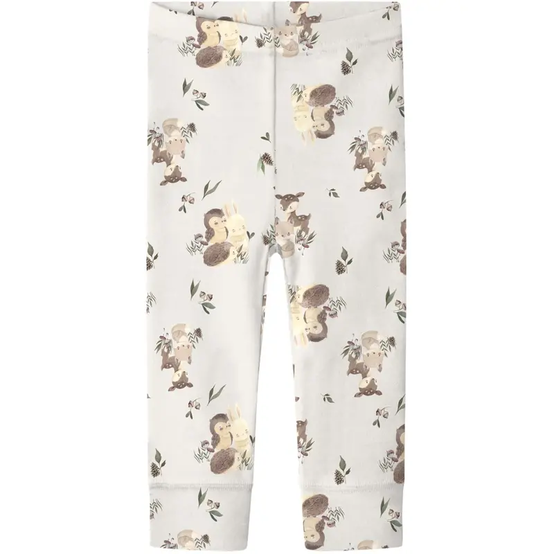 Name It Snow White Forest Animals Nbnwillu Uld Leggings 1
