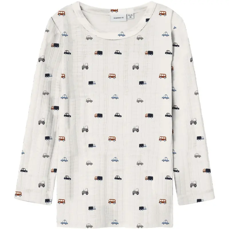 Name It Snow White Small Cars Nmmwang Uld Needle Ls Top Noos 1