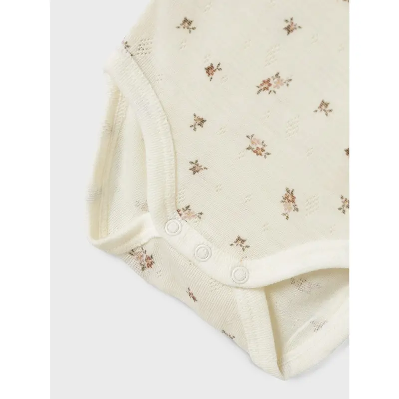 Name It Snow White Small Flowers Nbfwang Uld Needle Ls Body Noos 4