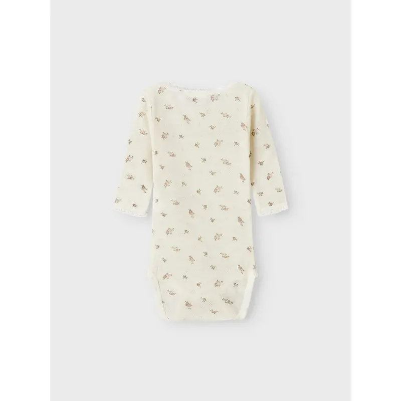 Name It Snow White Small Flowers Nbfwang Uld Needle Ls Body Noos 5