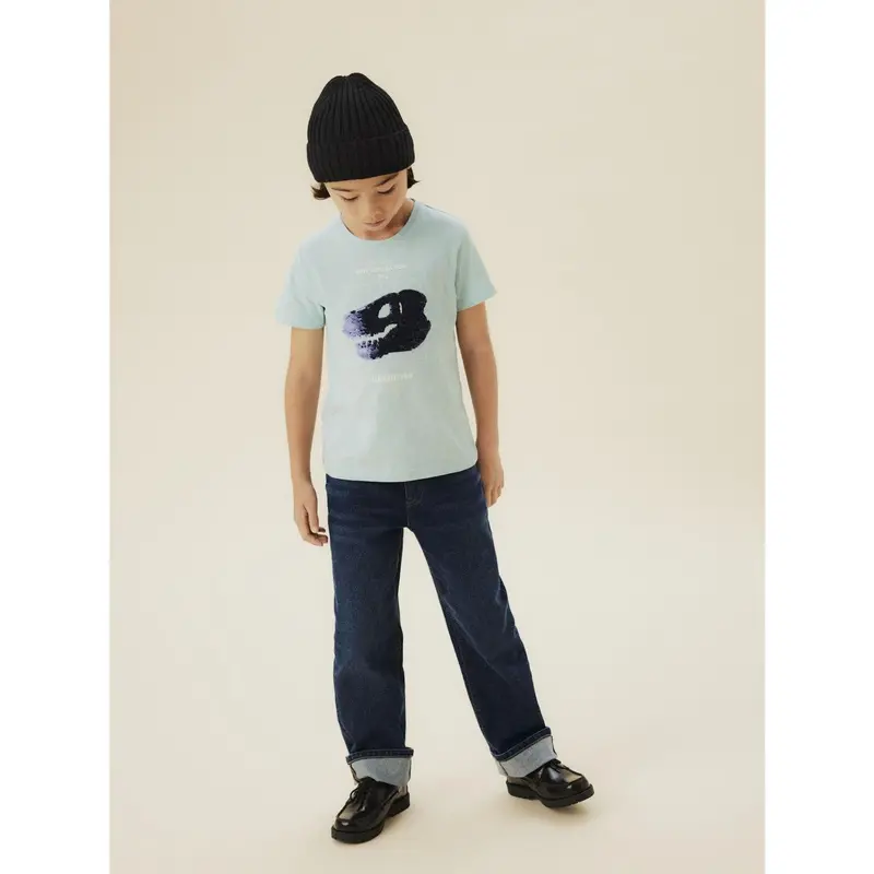 Name It Sterling Blue Nkmkurth Ss Top Pb 2