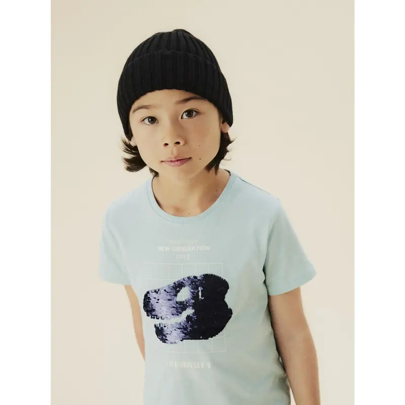 Name It Sterling Blue Nkmkurth Ss Top Pb 3