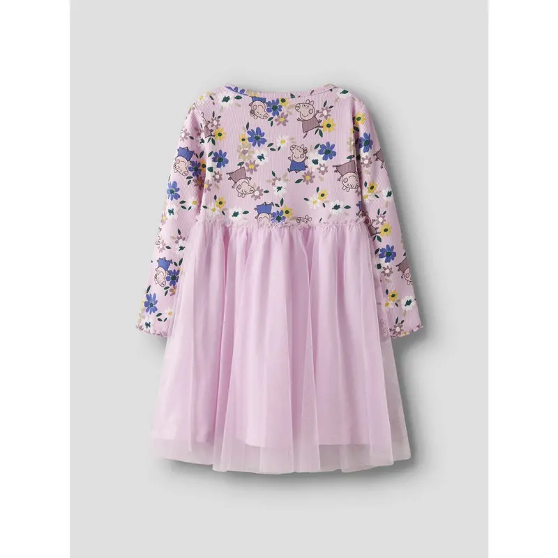 Name It Sweet Dreams Nmfansa Peppa Ls Tyl Kjole Cplg 3