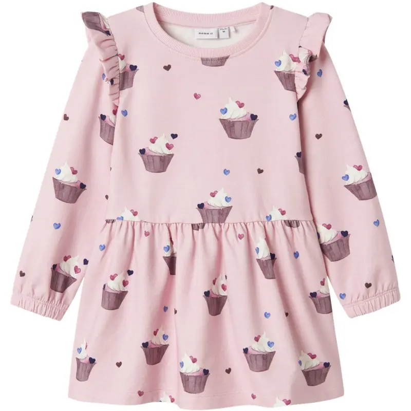 Name It Sweet Dreams Nmfnaya Sweat Kjole Bru 1