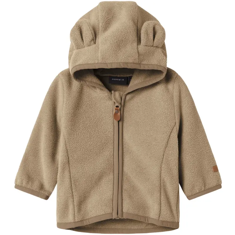 Name It Timber Wolf Nbnmeeko Fleece Jakke Melange 1