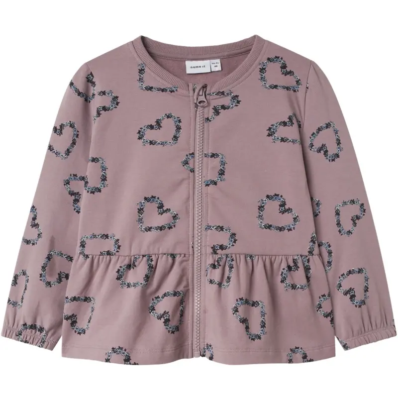 Name It Toadstool Nmfolukria Ls Sweat Cardigan Bru 1