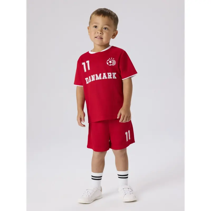 Name It True Red Nmnhiteam Shorts Sæt 2