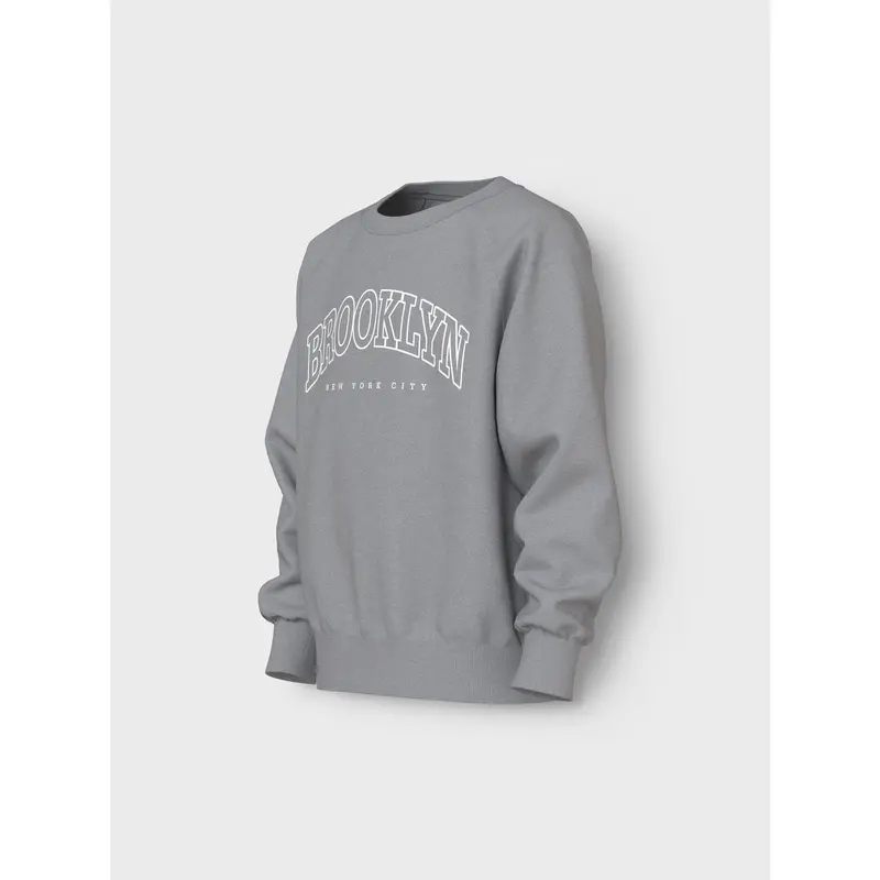 Name It Ultimate Grey Brooklyn New Nkmvion Ls Nreg Sweat Unb 2