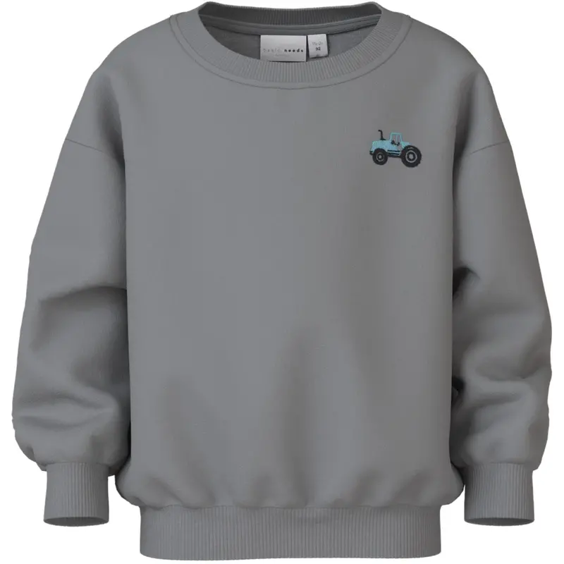 Name It Ultimate Grey Tractor Nmmvallen Ls Nreg Sweat Unb 1