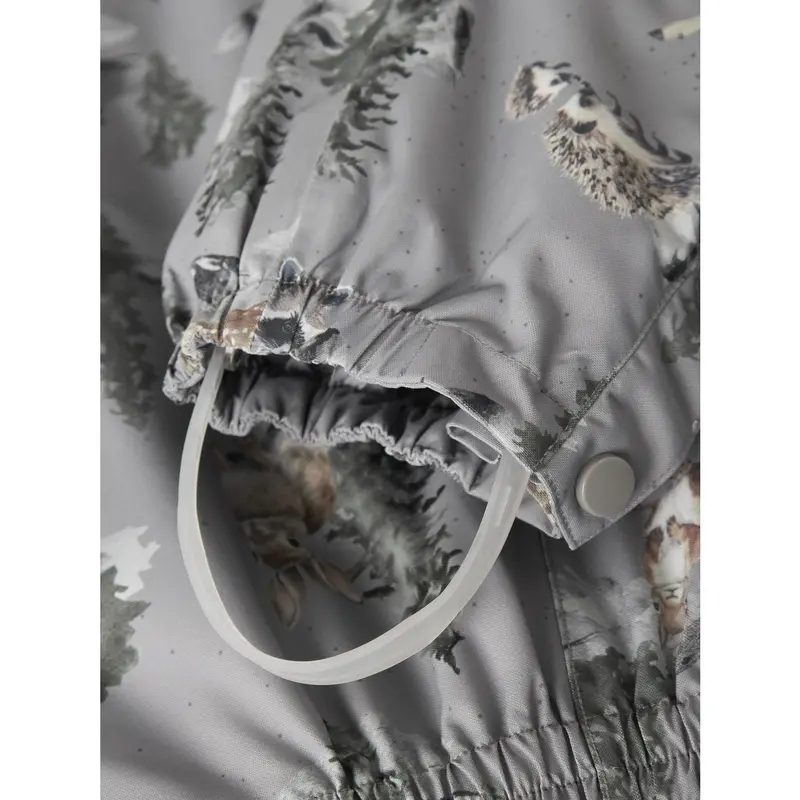 Name It Ultimate Grey Woodland Nmnsnow10 Dragt Aop Fo 5