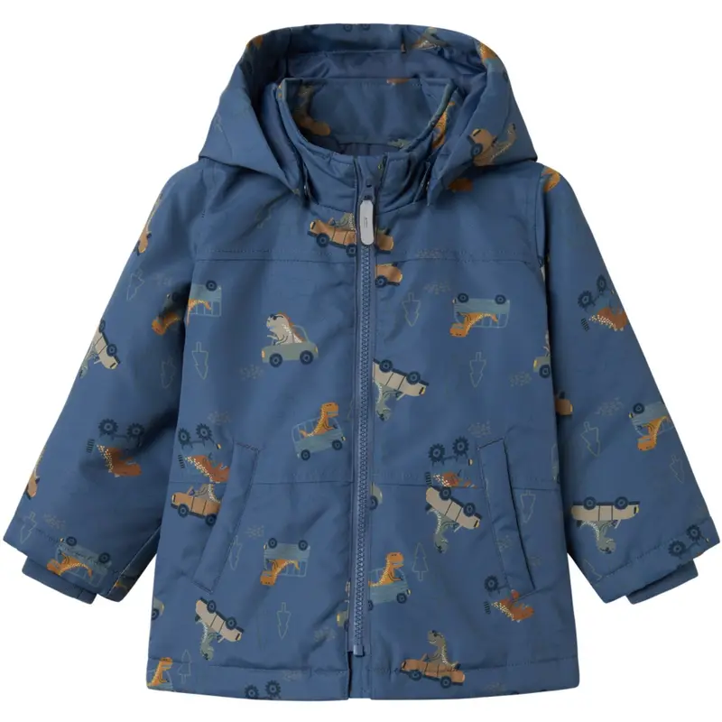 Name It Vintage Indigo Dino Car Nmmmax Pa Jakke Aop Noos 1