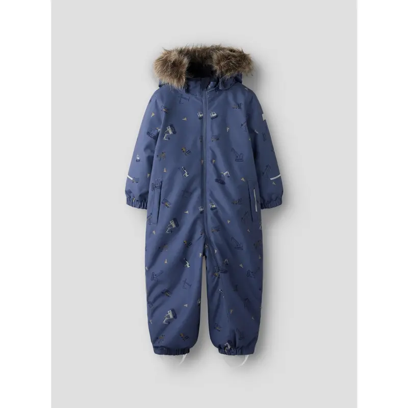 Name It Vintage Indigo Work Nmmsnow10 Dragt Aop Fo Noos 4