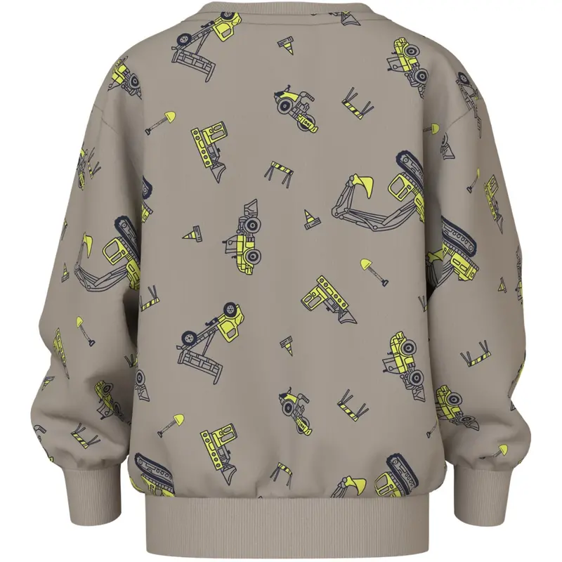 Name It Vintage Khaki Excavator Nmmvildar Ls Nreg Sweat Unb 3