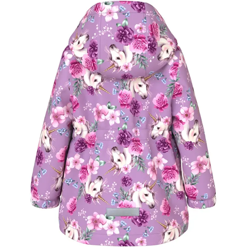 Name It Violet Tulle 5 Floral Unicorn Nmfmaxi Jakke Li Aop Noos 2