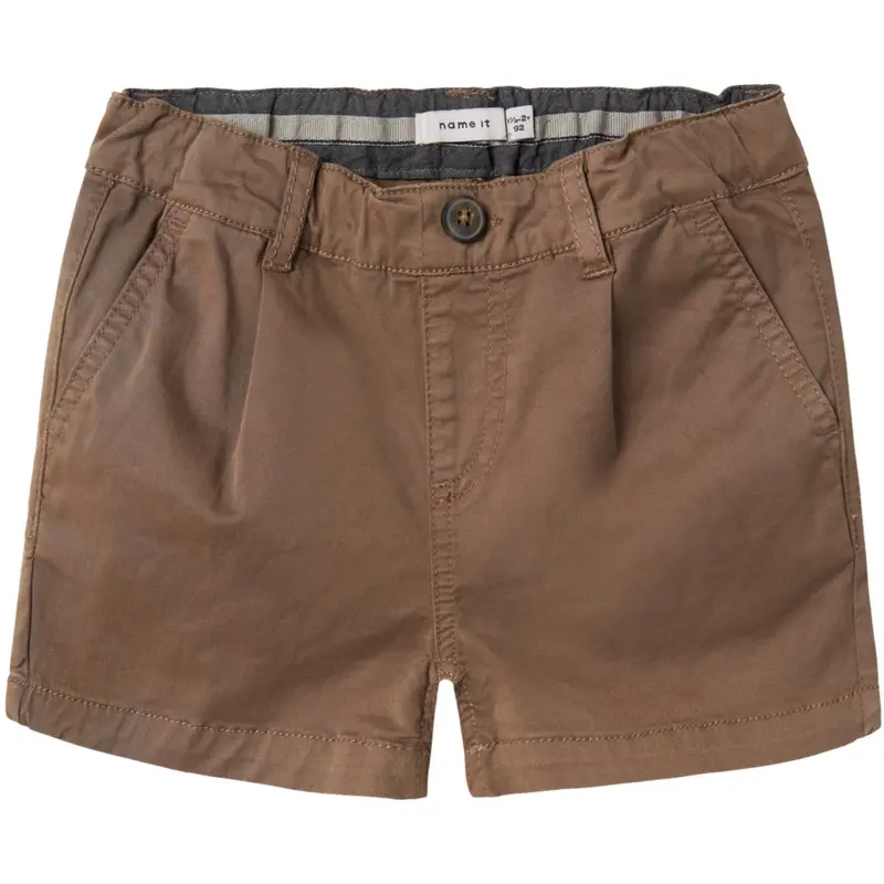 Name It Walnut Ryan Jog Twill Shorts 1