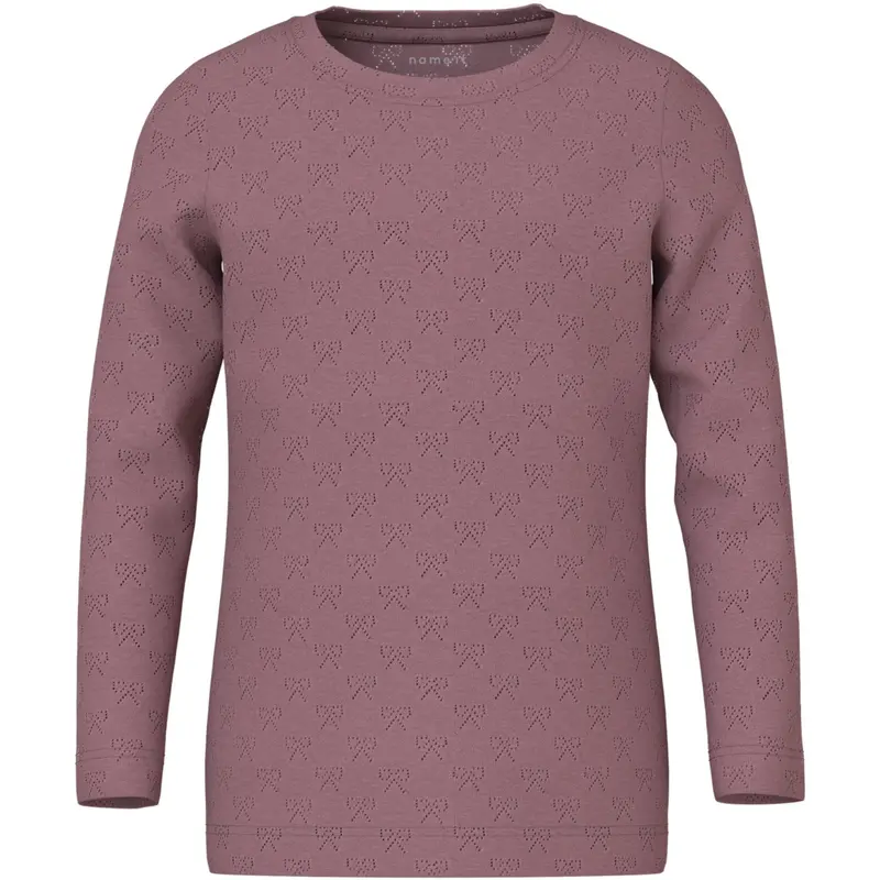 Name It Wistful Mauve Nmfsif Ls Slim Top 1
