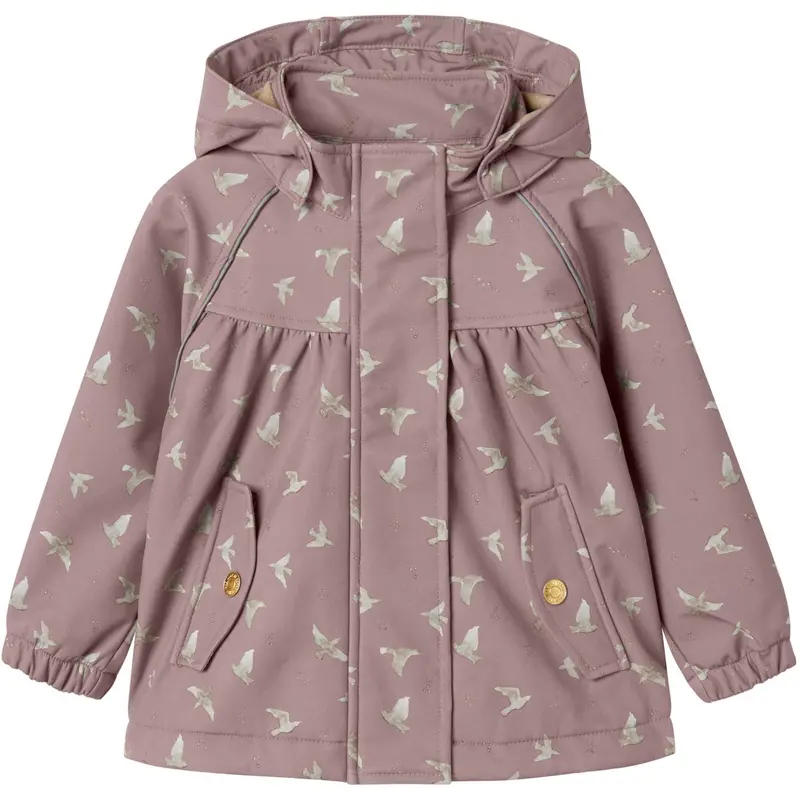 Name It Woodrose Bird Nmfalfa08 Softshell Ashape Jakke Fo 1