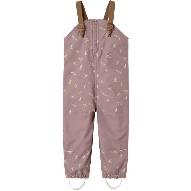 Name It Woodrose Bird Nmfalfa08 Softshell Overtræksbukser Aop Fo 1