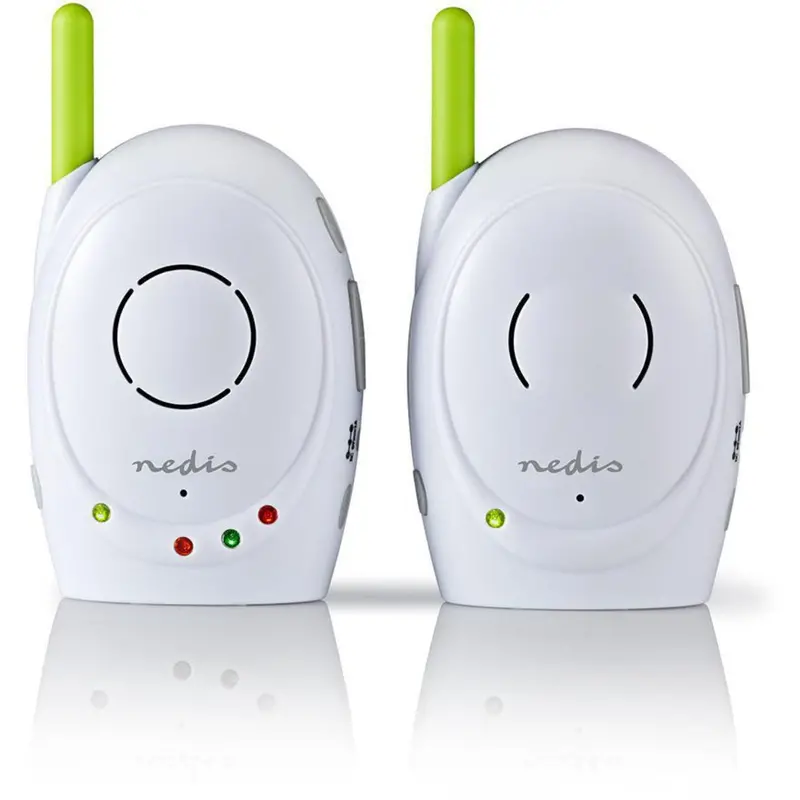 Nedis White/Green Wireless Babyalarm 1