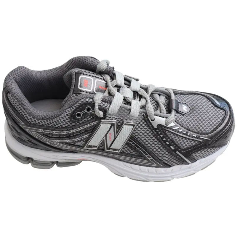 New Balance Black Metallic 1906 Kids Lace Sneakers 1