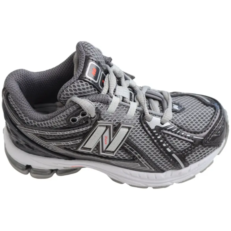 New Balance Black Metallic 1906 Kids Lace Sneakers 1