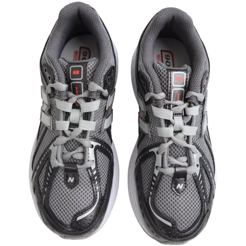 New Balance Black Metallic 1906 Kids Lace Sneakers 3