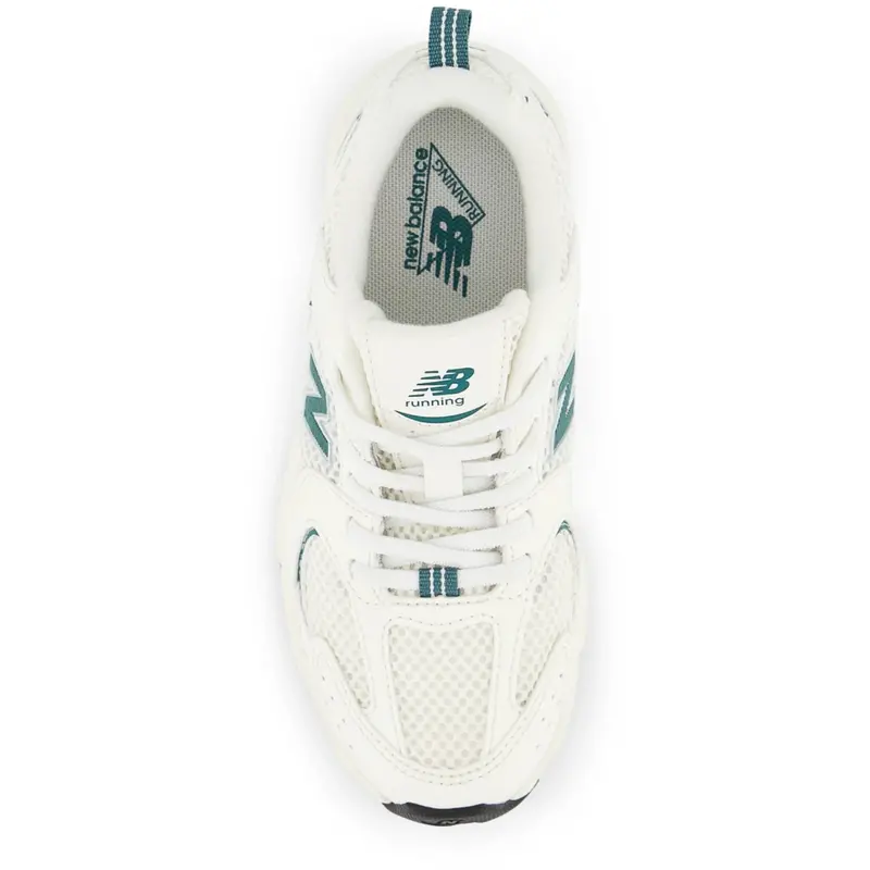 New Balance Sea Salt 530 Kids Bungee Lace Sneakers 2