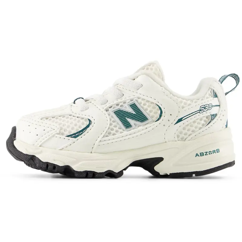 New Balance Sea Salt 530 Kids Bungee Lace Sneakers 4