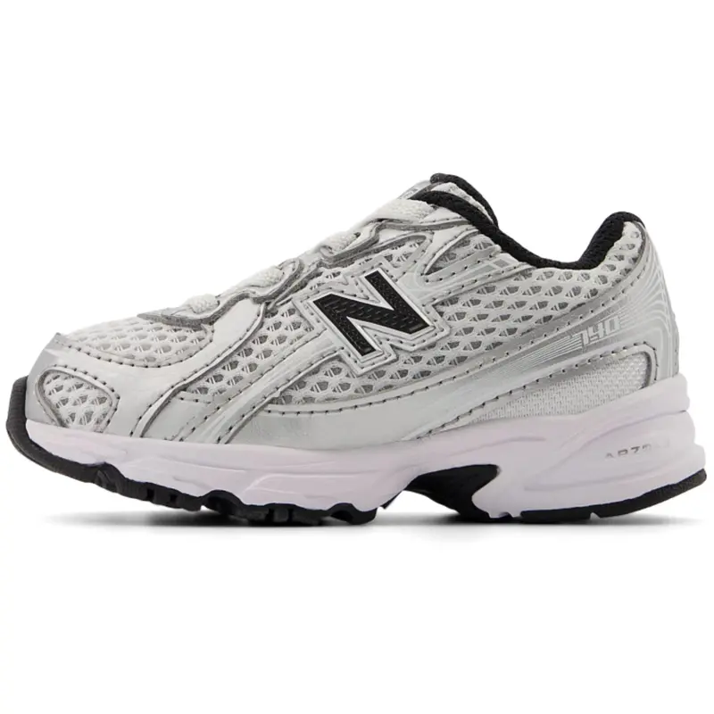 New Balance Silver Metallic 740 Kids Bungee Lace Sneakers 2