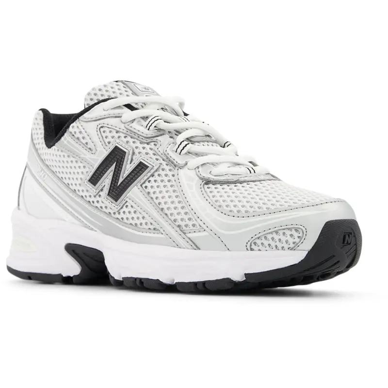 New Balance Silver Metallic 740 Kids Lace Sneakers 6