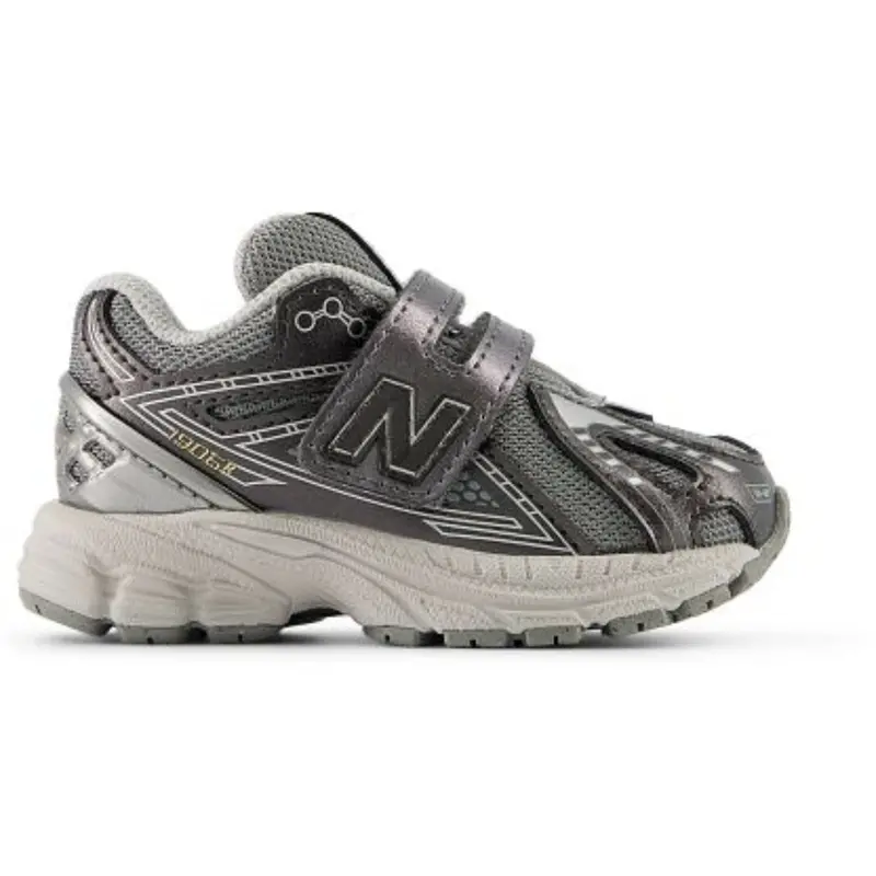 New Balance Sneakers Dark Silver Metallic 1906 Kids Hook & Loop 1