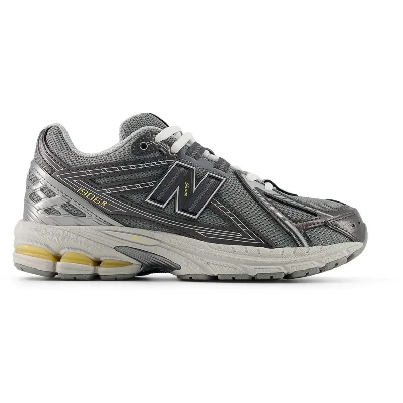 New Balance Sneakers Dark Silver Metallic 1906 Kids Lace 1