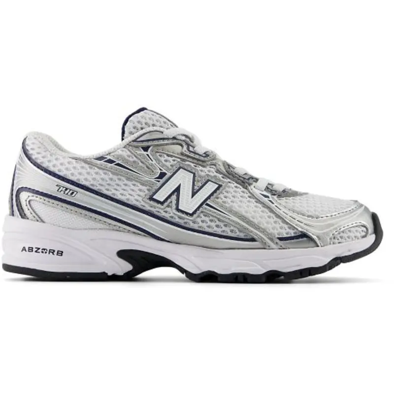 New Balance Sneakers Nb Navy 740 Kids Bungee Lace 1