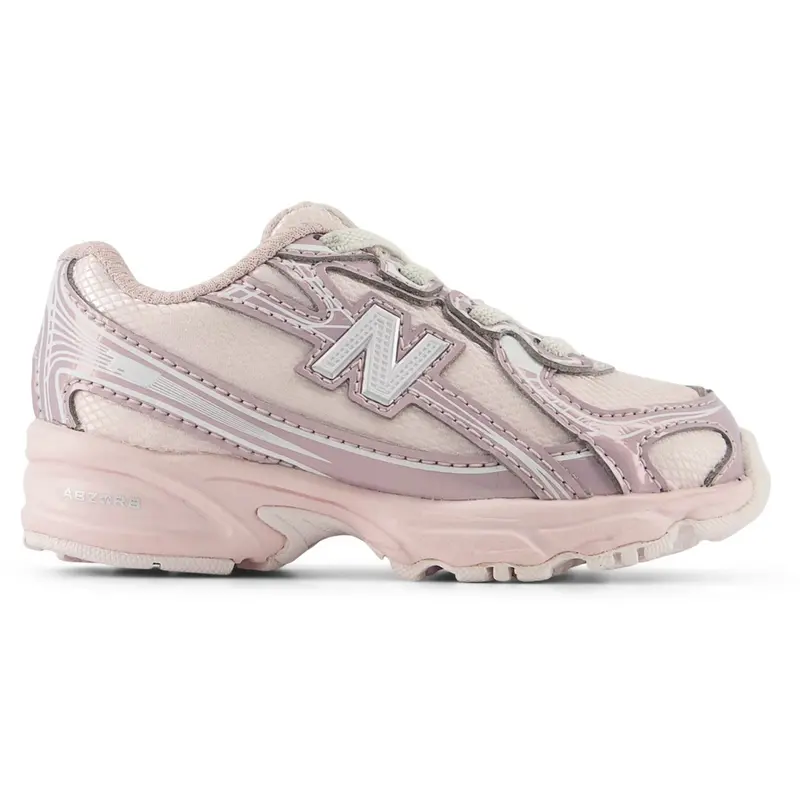 New Balance Sneakers Pink Salt 740 Kids Bungee Lace 1
