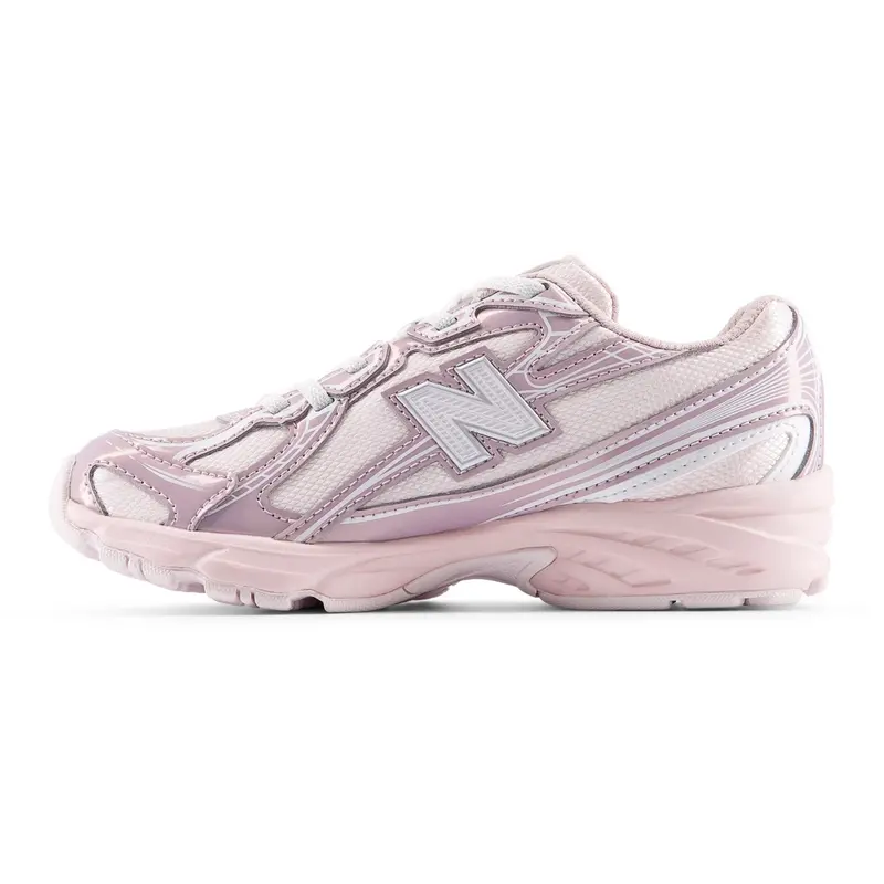 New Balance Sneakers Pink Salt 740 Kids Bungee Lace 3