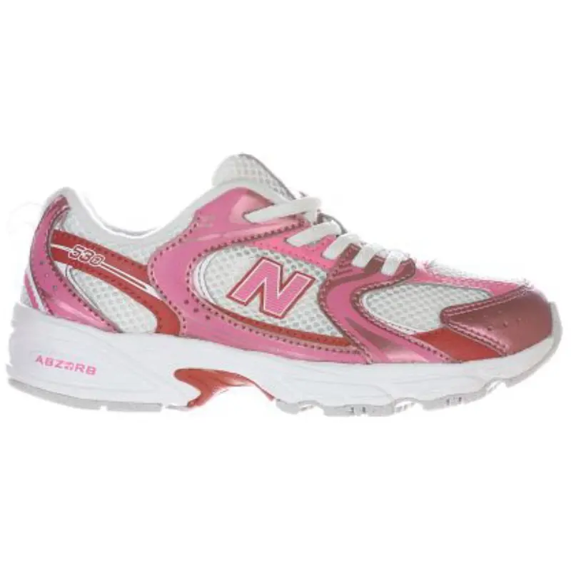 New Balance Sneakers Pink Satin 530 Kids Bungee Lace 1