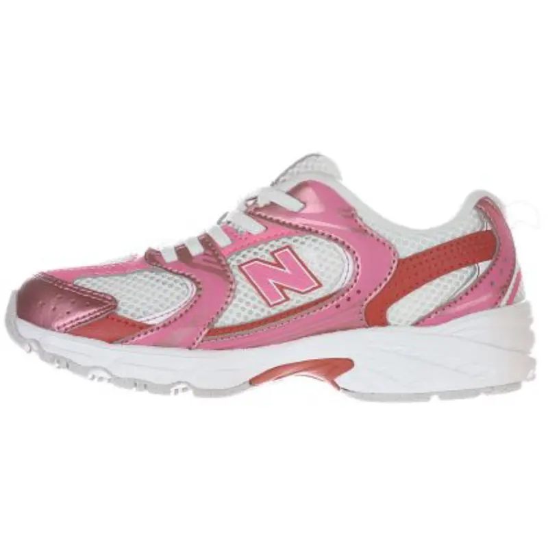 New Balance Sneakers Pink Satin 530 Kids Bungee Lace 2