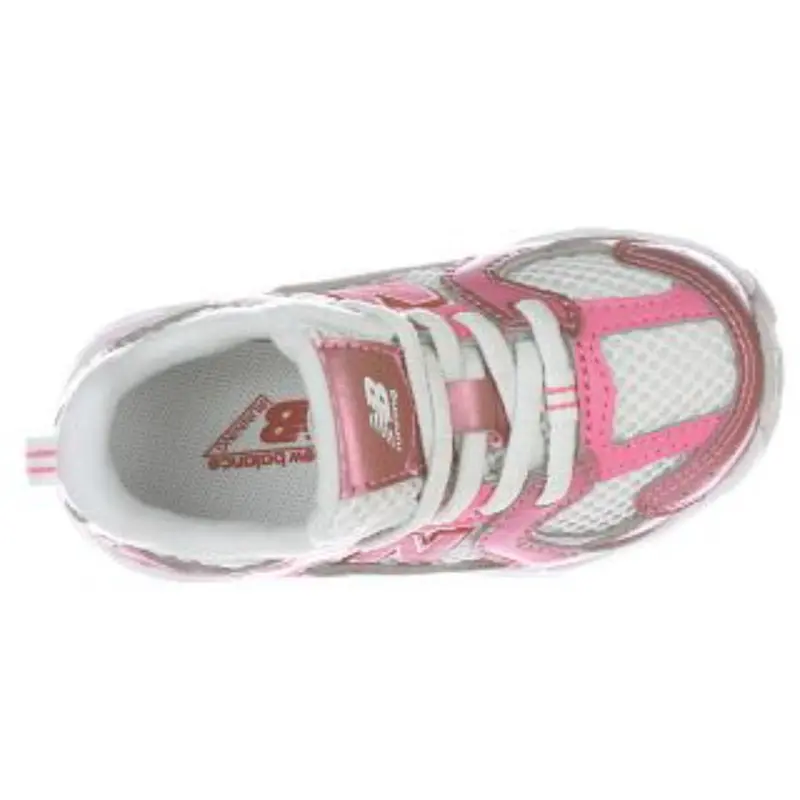 New Balance Sneakers Pink Satin 530 Kids Bungee Lace 3