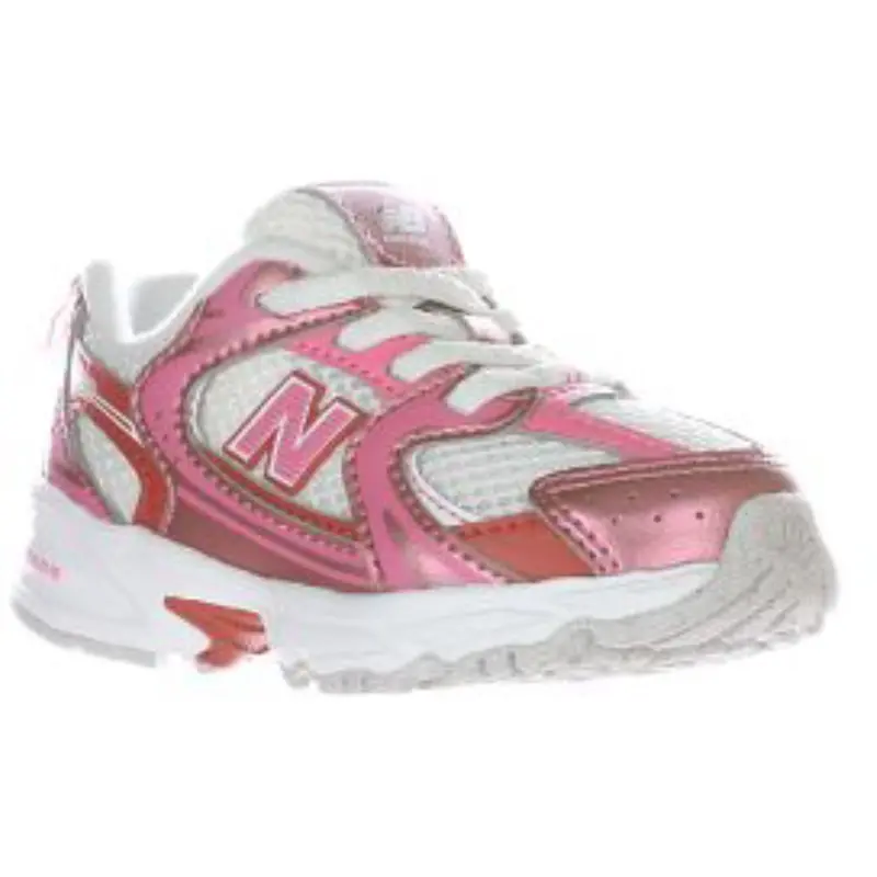 New Balance Sneakers Pink Satin 530 Kids Bungee Lace 4