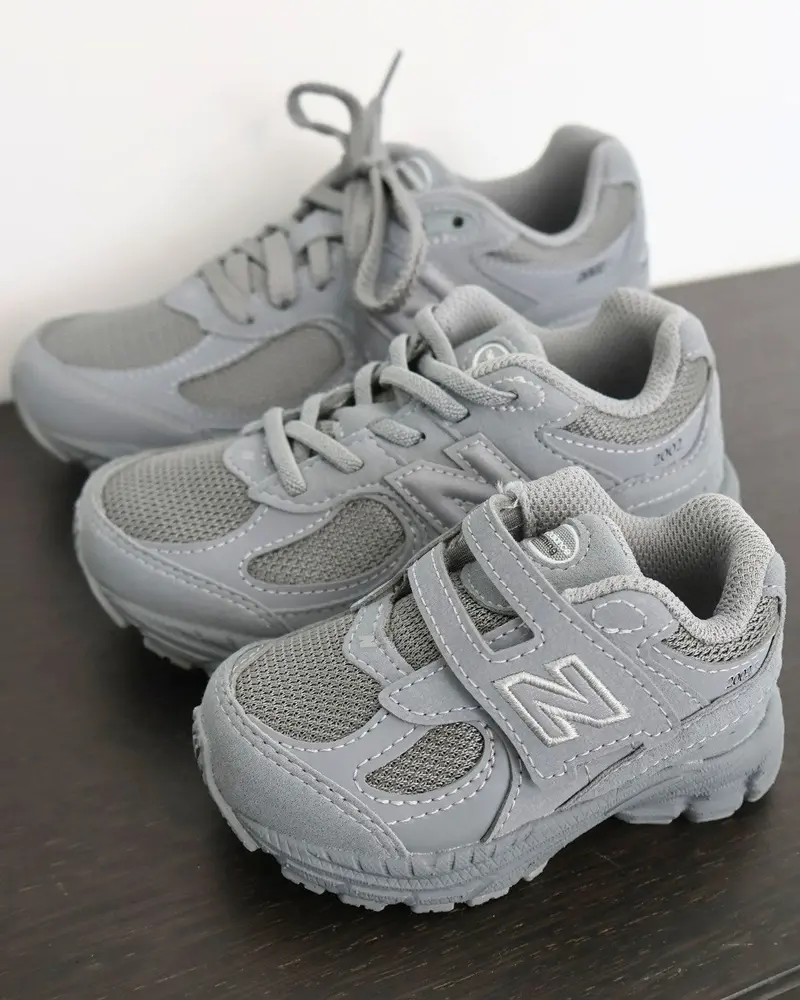 New Balance Sneakers Slate Grey 2002 Kids Hook & Loop 2