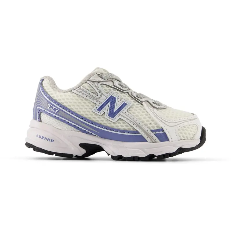 New Balance Sneakers White 740 Kids Bungee Lace 1