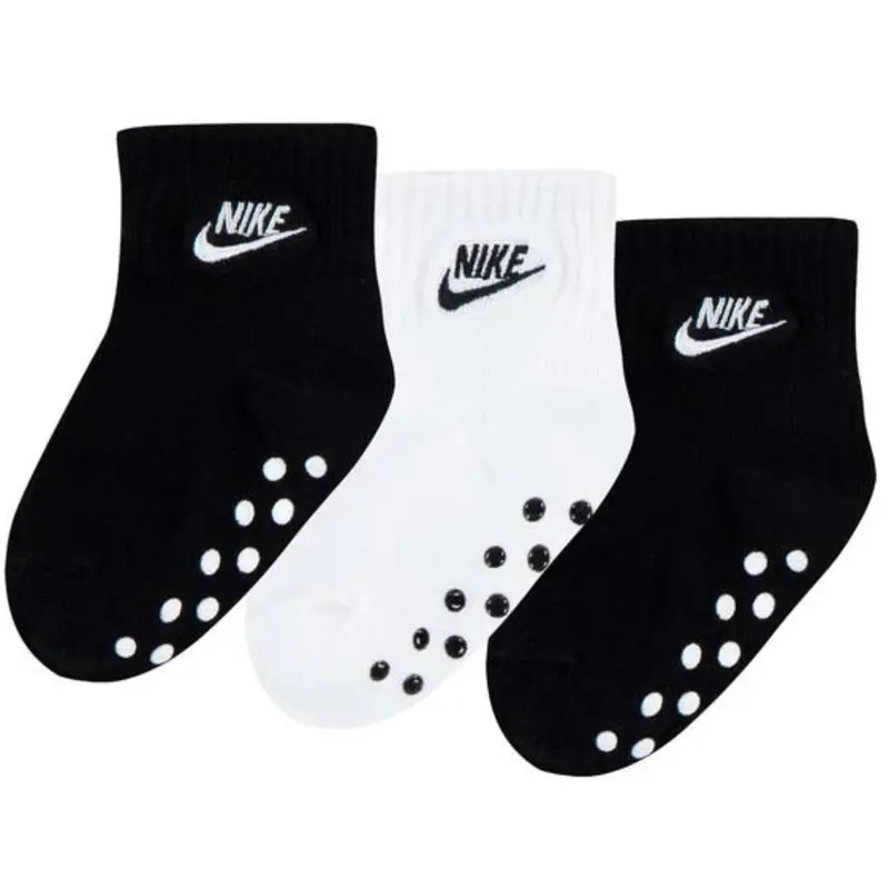 Nike Black Core Futura Gripper Strømper 3-Pak 1