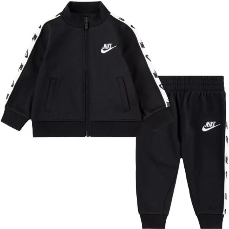 Nike Black Full Zip Sæt Med Logo Tap 1