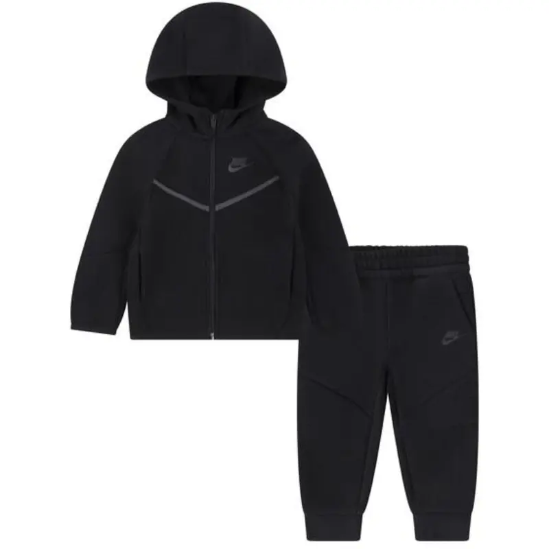 Nike Black N Tech Fleece Fz Sæt 1