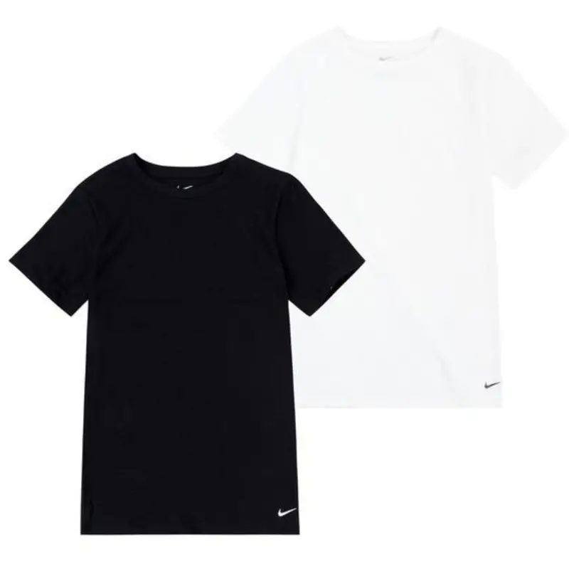 Nike Black/White Boys 2-Pak Crew Undertrøje 1
