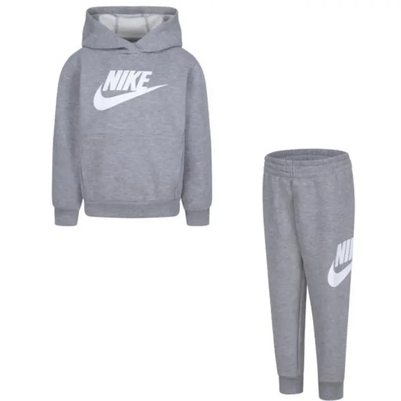 Nike Dark Grey Heather Club Fleece Sæt 1